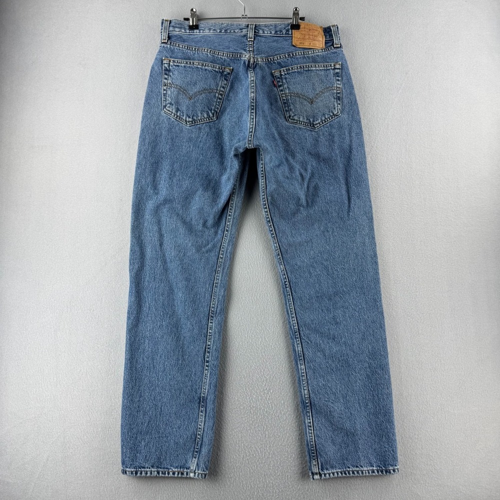 Vintage Levis Jeans‎ Mens 36x32 (Fits 34x31) 501 Button Fly Straight Y2K 2000